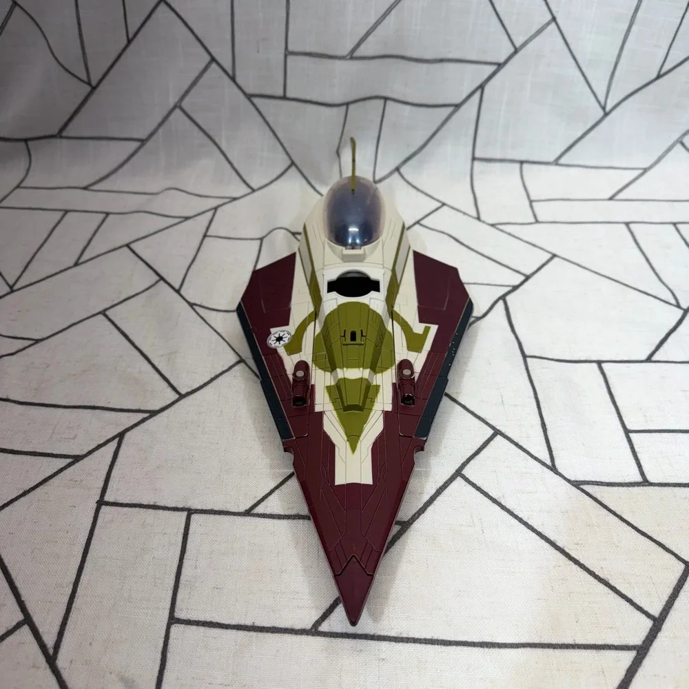 Star Wars‎ jedi Starfighter OS Maroon Incomplete Parts Repair